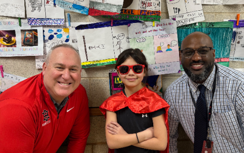 Indian Hill Elementary School celebrates March EduHERO reveal