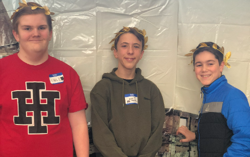 Indian Hill Middle School Certamen Team wins the Southwest Ohio competition!