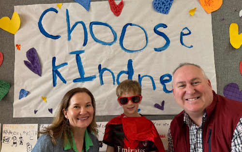 Indian Hill Primary School celebrates March EduHERO reveal