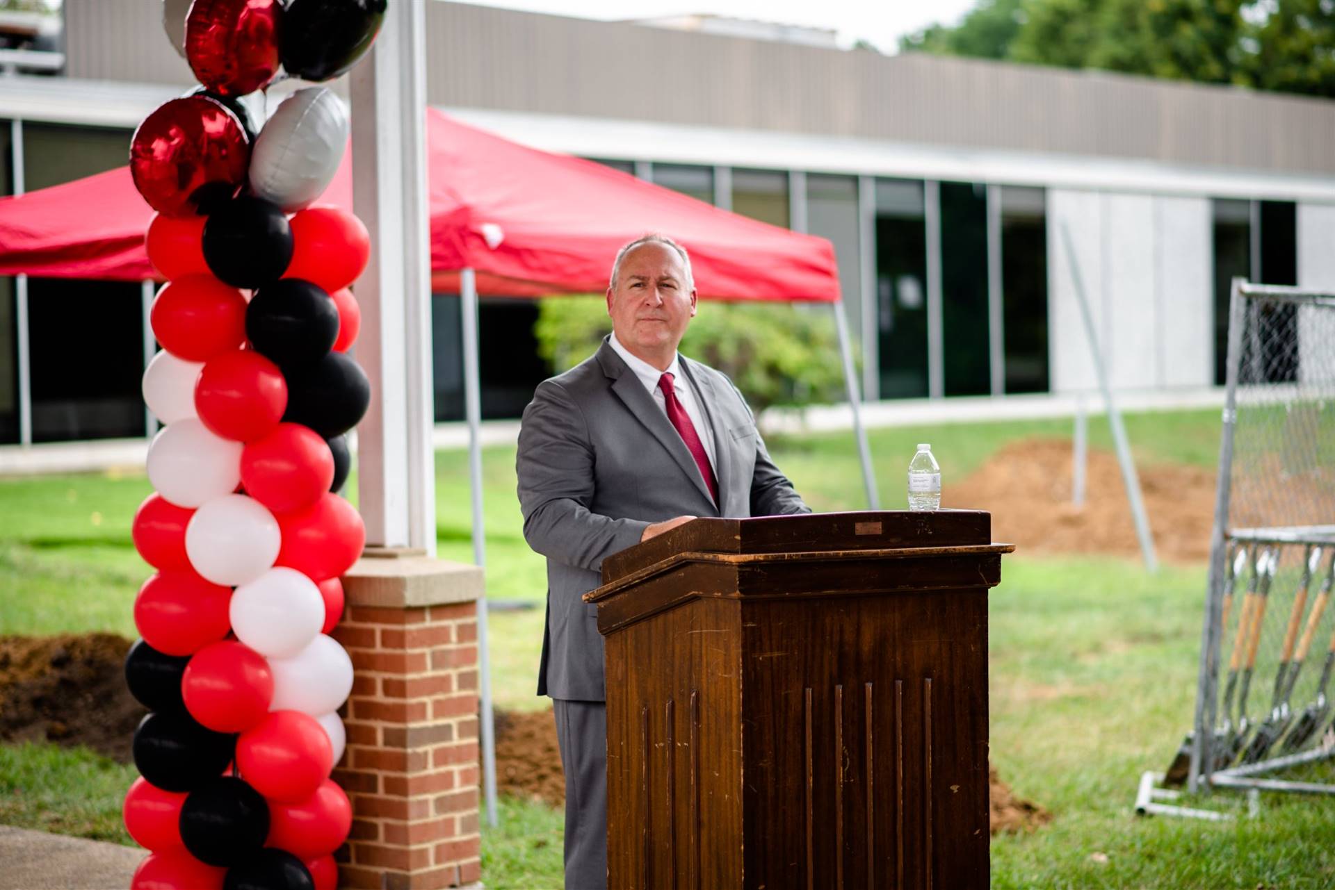 Kirk Koennecke at groundbreaking