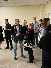 reception crowd
